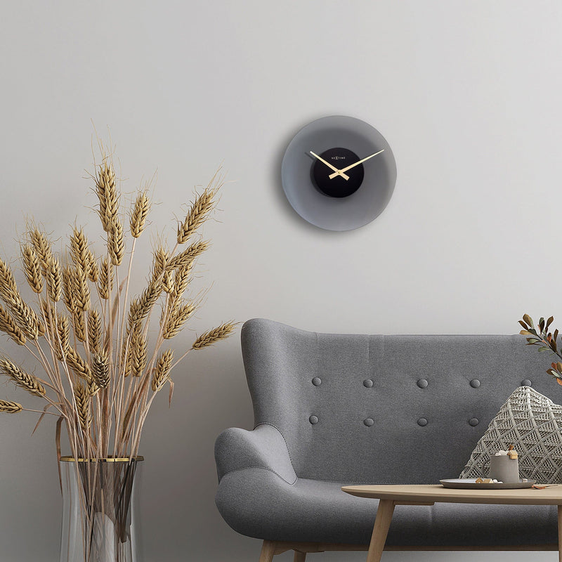 Wall Clock 40cm - Silent - Glass - 
